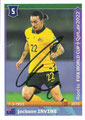 Sticker 38 mit Originalunterschrift: Jackson Irvine; Road to Fifa World Cup Qatar 2022; Panini