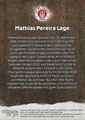 Rückseite Trading Card 28: Mathias Pereira Lage (Rote Parallel 58/99); On-Card Signature (Aktueller Kader); UltimateDropz