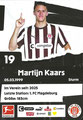 Rückseite Autogrammkarte: Saison 2025/26 (1. Bundesliga)