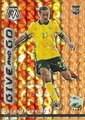 Trading Card 27: Give and Go: Jackson Irvine (Orange Fluorescent); 2021-22 Panini Mosaic Road to FIFA World Cup Soccer Cards; (Panini America)
