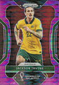 Trading Card 284: Jackson Irvine ( Breakaway Purple 25/35); Prizm FIFA World Cup Qatar 2022 Soccer Cards; (Panini America)