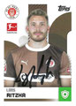 Sticker 357 signiert: Lars Ritzka; Fußball Bundesliga (Offizielle Sticker-Sammlung 2024/2025); Topps