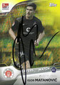 Trading Card 199 signiert: Igor Matanovic (Yellow Jade 4/50), Bundesliga 2022/23; TOPPS Jade Edition