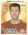 Sticker 6B: Fabian Boll; Bundesliga Stars Quartett 2011; Anmerkung: In Kooperation mit Toops; Ferrero  