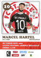 Marcel Hartel; Rückseite Autogrammkarte: Saison 2023/24 (2. Bundesliga)