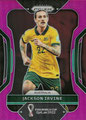 Trading Card 284: Jackson Irvine (Pink); Prizm FIFA World Cup Qatar 