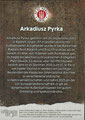 Rückseite Trading Card 11: Arkadiusz Pyrka (Rote Parallel 18/99); On-Card Signature (Aktueller Kader); UltimateDropz