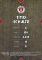 Rückseite Trading Card: Timon Schultz (Braune Parallel 76/99); On-Card Signature (Legenden); UltimateDropz