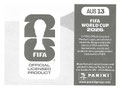 Sticker AUS 13: Rückseite Sticker; Panini FIFA World Cup 2026 (Internationale Editon); Panini Bilderdiens