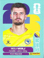 Sticker BIH 02: Nikola Vasilj; FIFA World Cup 2026 (Internationale Editon); Panini Bilderdienst