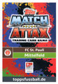 Trading Card 365: Rückseite Trading Card; Topps Match Attax 2018/2019; Topps