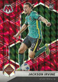 Trading Card 147: Jackson Irvine (Mosaic Reactive Red); 2021-22 Panini Mosaic Road to FIFA World Cup Soccer Cards; (Panini America)
