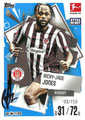 Trading Card 160 signiert: Ricky-Jade Jones (Blue 106/150); Topps Match Attax 2025/2026; Topps
