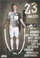 Marcel Halstenberg; Rückseite Autogrammkarte: Saison 2015/16 (2. Bundesliga) 