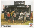 Sticker 74: Festivalverkauf; Die Straße trägt St. Pauli; St. Pauli Sammeln! Panini Bilderdienst, Stuttgart