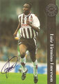 Trading Card 65 mit Originalunterschrift: Luiz Firmino Emerson; Premium Cards Edition 96/97 (Die besten Spieler der Fußball Bundesliga); Panini Bilderdienst, Nettetal, Kaldenkirchen