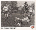 Sticker 142: Tor zum Aufstieg 1977; Sportliche Geschichte; St. Pauli Sammeln! Panini Bilderdienst, Stuttgart