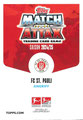 Trading Card 282 - 284: Rückseite Trading Card (Angriff); Topps Match Attax 2024/2025; Topps