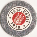 Pog 29: Glitzer Pog: FC St. Pauli Wappen (mind. 2 Gold- und 3 Silbervarianten); Pog's Serie 1-4; Schmidt Spiele
