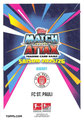 Rückseite Trading Card: Angriff; Topps Match Attax 2025/2026; Topps