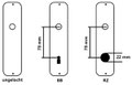 Distanz 78 mm = Schweizer Norm