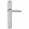 Türdrückergarnitur - HAGER 28.1155/28.1055 Serie Sky - matt verchromt - für Zimmertüren - Drückervierkant 8 mm