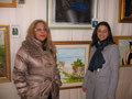 La Dott.ssa Carla Grassano e Lucia La Sorsa alla 46^ Rassegna Internazionale di Pittura Città di Mottola