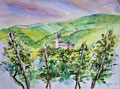 Hotel Kloster Johannisberg 40x50cm, (c)D.Saul 2011,Rheingau