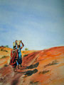 Weg der Xhosa, 40x50cm,(c)D.Saul 2011,Afrika-Frauen