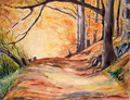 Weiltalweg 60x80cm, (c)D.Saul 2011,Herbst-Wald