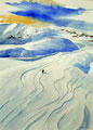 Einsam im Schnee, 60x80cm,(c)D.Saul 2011,Anden-Schnee-Wintersport