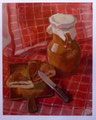Stiellleben mit Milchkrug, Gouache auf Papier, 38x48