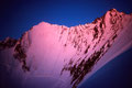 Lenzspitze  4294m und  Nadelhorn  4327m