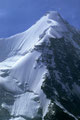 Obergabelhorn 4063 m von  der Cabane du Mountet 2886 m -Tele -