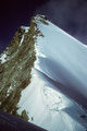 Obergabelhorn 4063 m mit im Gipfelbereich sichtbarer "Gabel"