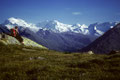 Bergpanorama Monte Rosa bis Breithorn