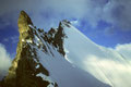 Grand Gendarm ( Kluckerturm ) 3870 m mit Obergabelhorn 4063 m - Nordwand -