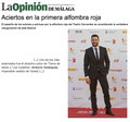 'Aciertos en la primera alfombra roja'. Antonio Velázquez de PACO VARELA. LAOPINIONDEMALAGA.es