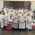 La Diocesi, col vescovo Malandrino, festeggia Padre Pennisi - 1983