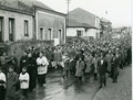 Funerale del figlio del prof. Calì. Gennaio 1958