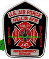 Nellis AFB F&ES (metallic thread)