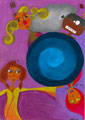 Affiche pour spectacle de théâtre pour enfants.©Saëlle Knupfer