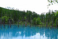122 びえい「白金ビルケ」　青い池