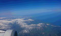 石川13　のと里山空港　富山湾 (飛行機内から撮影)