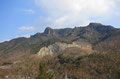 香川15　大坂城残石記念公園　小豆島北側の山肌