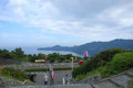 愛媛01　瀬戸農業公園　駅から海を見下ろす