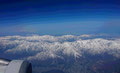 石川13　のと里山空港　北アルプス (飛行機内から撮影)