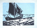 © Schidlo 2026; Boot Cesenatico - Italien, Schwarz über Blau