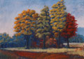 Baumgrüppchen 68x48