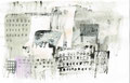 《街》　紙にアクリル絵の具、インク、ペン、色鉛筆　mm×mm/2013